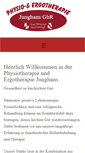Mobile Screenshot of physiotherapie-junghans.de